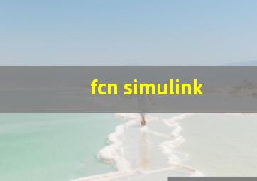 fcn simulink